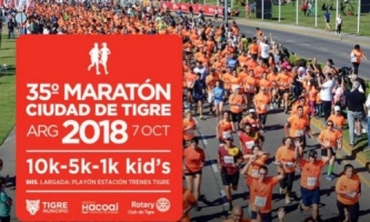 Abrió la inscripción para la 35º edición de la Maratón Ciudad de Tigre