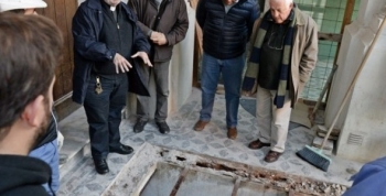 La Parroquia Aránzazu descubrió la lápida donde descansan los restos de Maximino Pérez