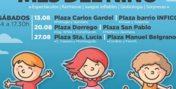 El Municipio festejará el Mes del Niño en las plazas de San Fernando
