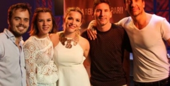 Messi fue al teatro a ver 