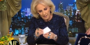 El lujoso regalo de Moyano a Mirtha que generó polémica