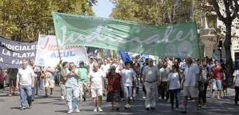 Paro y movilización de los Judiciales