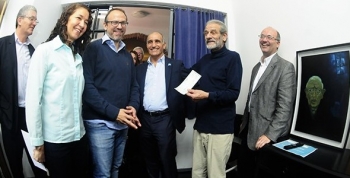 Daniel Salvador visitó la casa de Ernesto Sábato