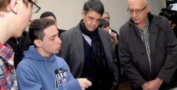 Ingeniero de la NASA visitó una escuela de Vicente López