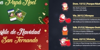Llegan los Desfiles de Navidad, ‘Tu Foto con Papá Noel’ y el Warmichella Navideño a San Fernan