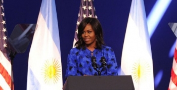 María Eugenia Vidal fue elogiada por Michelle Obama