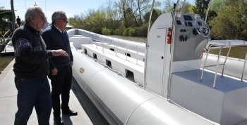 Una embarcación hecha en Tigre será utilizada para avistaje de ballenas en Chubut