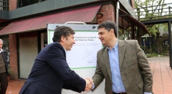 GUSTAVO POSSE Y JORGE MACRI ANUNCIARON OBRAS EN PARANÁ