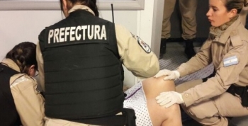 Personal de Prefectura asistió a una mamá en plena tarea de parto