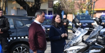 Vicente López incorporó una nueva flota de motos y camionetas blindadas