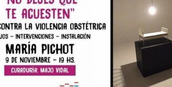 Inauguran muestra contra la violencia obstétrica en San Isidro