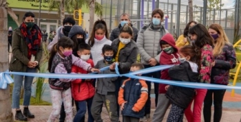 Juan Andreotti inauguró la Plaza del Barrio San Jorge en Virreyes