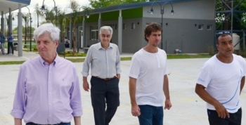 Andreotti recorrió el flamante Poli N° 9, próximo a inaugurarse