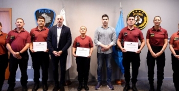 Reconocimiento a los policías que se negaron a aceptar coimas