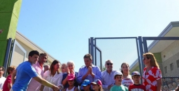 Luis Andreotti inauguró el Polideportivo N°7 de San Fernando