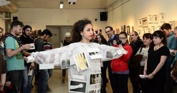 CREATIVA MUESTRA DE LOS  ALUMNOS DEL POLIVALENTE DE  ARTE EN EL HCD DE SAN ISIDRO