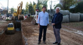 POSSE Y ANDREOTTI RECORRIERON LAS OBRAS QUE RENOVARÁN LA CALLE URUGUAY