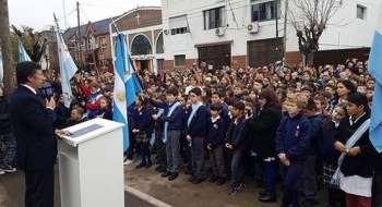 VILLA ADELINA Y BOULOGNE CELEBRARON EL DÍA DE LA BANDERA