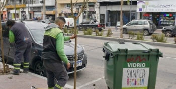 San Fernando profundiza el Plan de Forestación en Av. Avellaneda
