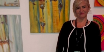 Un gran paso para Alejandra Retta: expuso en el Centro Cultural Borges