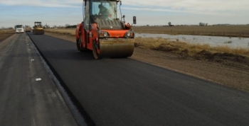 Etapa final de las obras de repavimentación de la Ruta Provincial 50