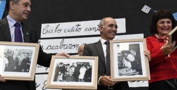 Salvador y Finocchiaro visitaron una escuela de La Matanza