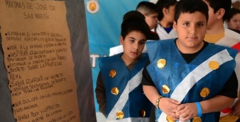 Los CEIM de San Fernando recordaron a San Martín con una exposición