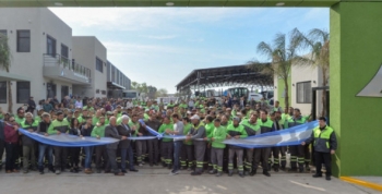 Andreotti inauguró un amplio y moderno Centro de Servicios y Obras Públicas