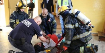 BOULOGNE: SE REALIZÓ UN SIMULACRO DE EVACUACIÓN DE INCENDIO EN UNA ESCUELA
