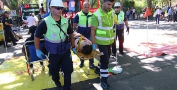 SAN ISIDRO: SIMULACRO DE ACCIDENTE DE TRÁNSITO CON VÍCTIMAS MÚLTIPLES