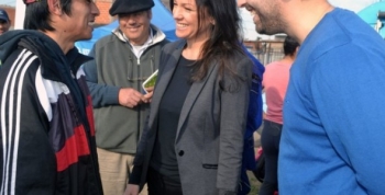 Carolina Stanley recorrió El Estado en Tu Barrio en José C. Paz