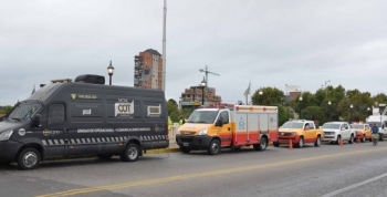 Desplegan un gran operativo de prevención por la sudestada