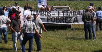 Senadores provinciales del PJ manifestaron preocupación por la crisis tambera