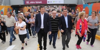 SAN ISIDRO: SE INAUGURÓ EL TÚNEL DE LA CALLE LA CALANDRIA EN VILLA ADELINA