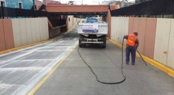 SAN ISIDRO: MEJORARON EL PAVIMENTO DEL TÚNEL DE PRIMERA JUNTA
