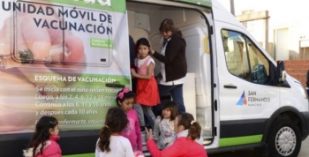 San Fernando inició un nuevo plan de vacunación en sus barrios