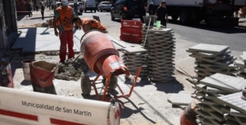 Comenzaron las obras de renovación del Centro Comercial de Villa Maipú en San Martín