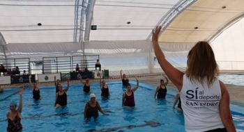 EL YOGA ACUÁTICO, UNA DE LAS GRANDES ATRACCIONES EN SAN ISIDRO