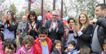 Julio Zamora inauguró los nuevos juegos del Jardín N°909 de Tigre centro
