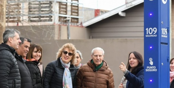 Vicente López ya instaló 204 Puntos Seguros para combatir el delito