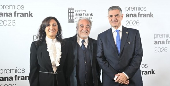 Jorge Macri, en los Premios Ana Frank